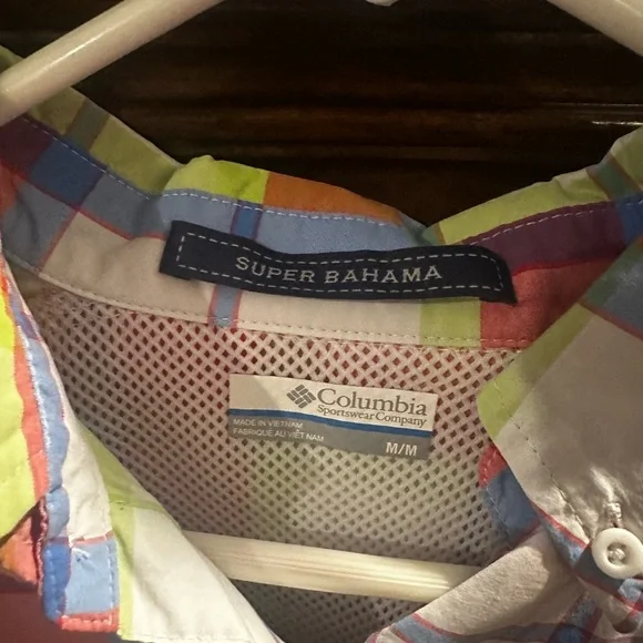 COLUMBIA FISHING SHIRTS (2) PFG SUPER BAHAMA LONG SLEEVE MED (RUNS BIG) - Picture 3 of 7